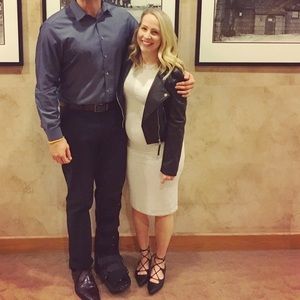 Black leather jacket